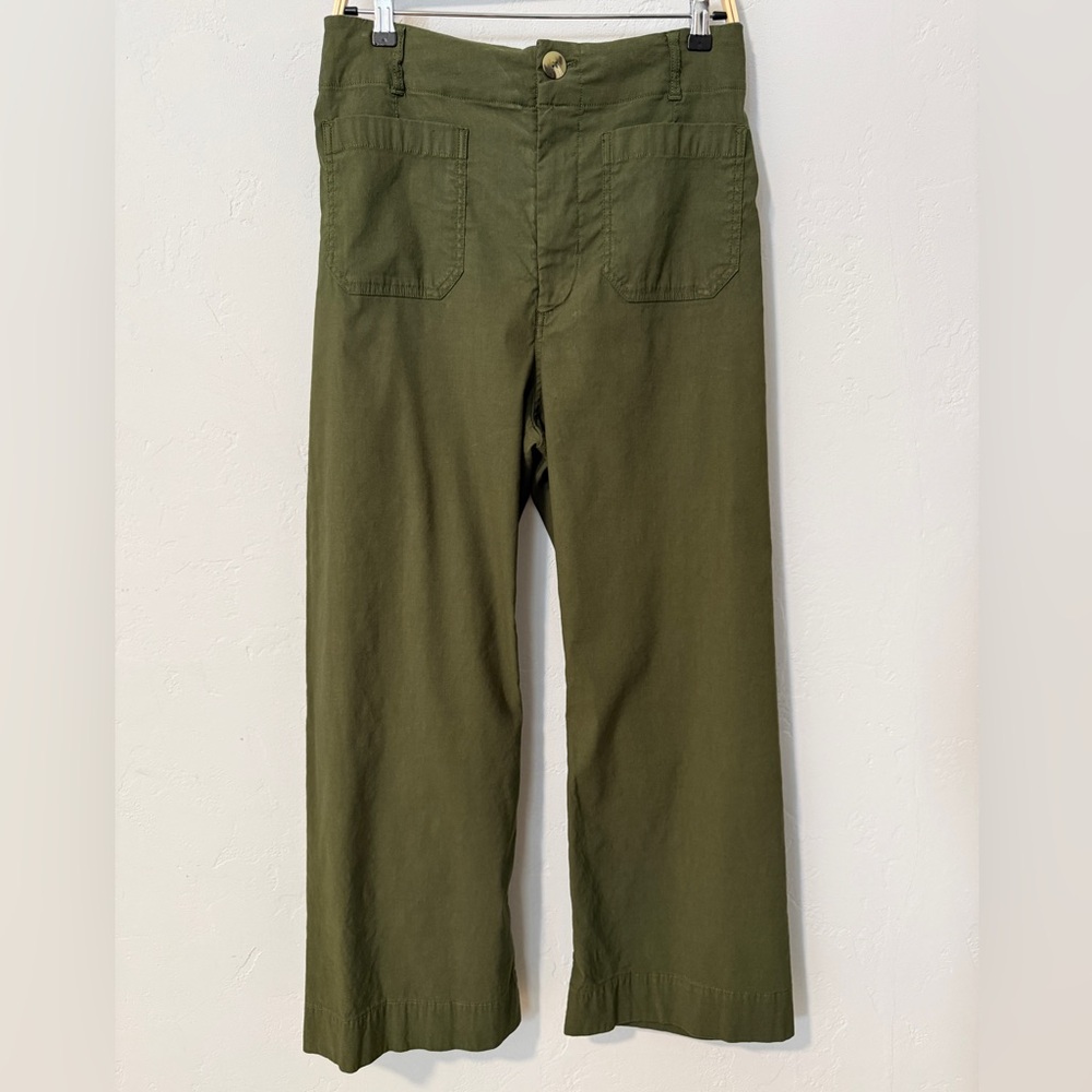 Maeve Collette Anthropologie Olive Ankle & Cropped Pants